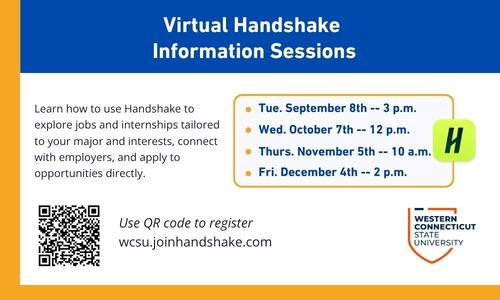 Handshake Information Sessions graphic