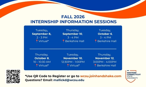 Internship Information Session flyer